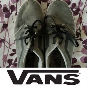 Classic Grey Vans Shoes Size Mens 10